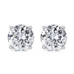 1.00 Carat Round Brilliant 4 prong Martini Style Diamond Studs in 14K Gold - SNW11D with Round-DMIM-379-023-36