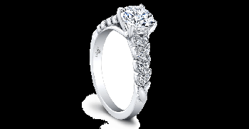 Jeff Cooper 0.08 ct Diamond Engagement Ring /ER1620