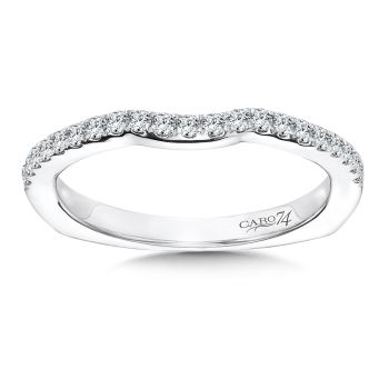 Diamond and 14K White Gold Wedding Ring (0.19ct. tw.) /CR498BW