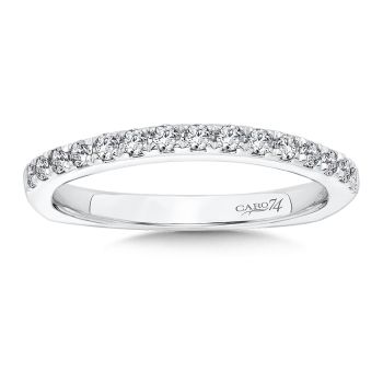 Diamond and 14K White Gold Wedding Ring (0.27ct. tw.) /CR495BW