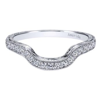 0.21 ct F-G SI Diamond Black Agate Fashion Ladie's Ring In 18K White Gold WB10029W83JJ