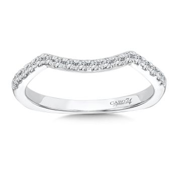 Diamond and 14K White Gold Wedding Ring (0.16ct. tw.) /CR526BW