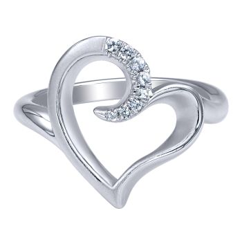 0.09 ct - Ladies' Ring
 925 Silver White Sapphire Fashion /LR50019SVJWS-IGCD