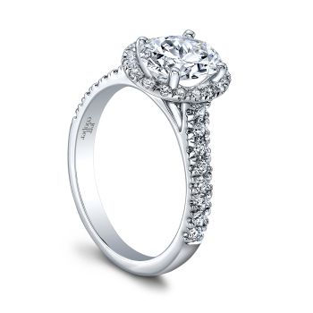 Jeff Cooper 0.40 ct Diamond Engagement Ring /ER1509/OV8.5x6.5