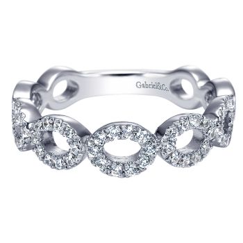 0.33 ct - Ladies' Ring
 14k White Gold Diamond Stackable /LR6222W45JJ-IGCD
