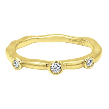 0.10 ct - Ladies' Ring
 14k Yellow Gold Diamond Stackable /LR5720Y44JJ-IGCD