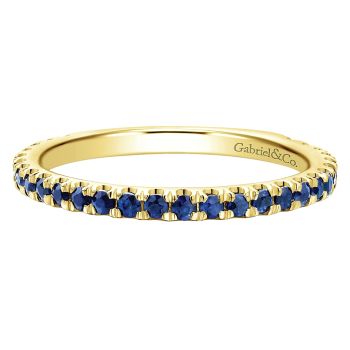 0.55 - Ladies' Ring
 14k Yellow Gold And Sapphire Stackable /LR50889Y4JSB-IGCD