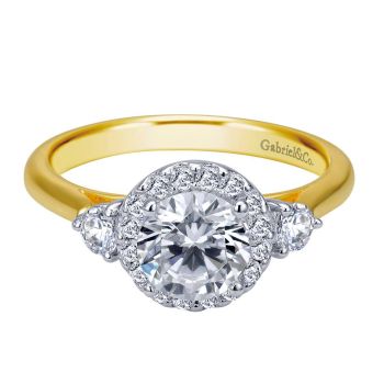0.40ct diamond straight engagement ring 