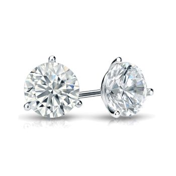 2 Ct Oval Cut Diamond Halo Stud Earrings 14k White Gold Over On 925 St   atjewelsin