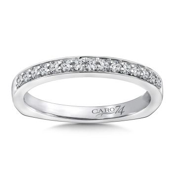 Stackable Wedding Band in 14K White Gold (.20 ct. tw.) /CRS812BW