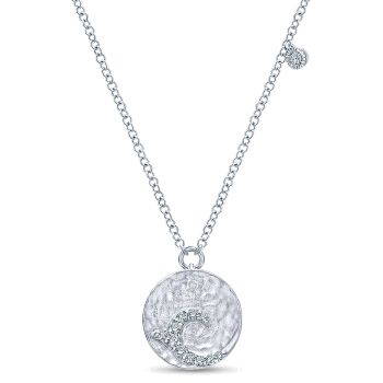 0.09 ct - Necklace
 925 Silver Diamond Fashion /NK4644SV5JJ-IGCD
