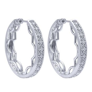 925 Silver Diamond Fancy Earrings 0.25 ct EG12014SV5JJ