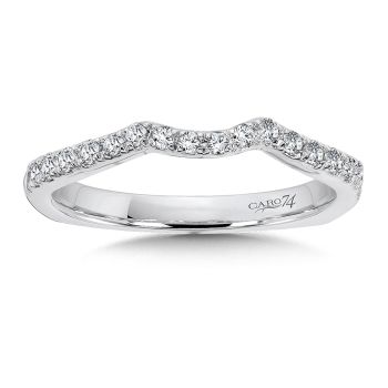 Diamond and 14K White Gold Wedding Ring (0.24ct. tw.) /CR504BW