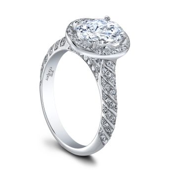Jeff Cooper 0.45 ct Diamond Engagement Ring /ER3362/OV