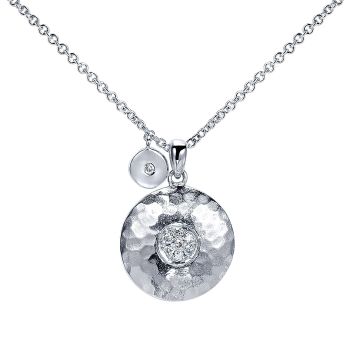 0.07 ct - Necklace
 925 Silver Diamond Fashion /NK3713SV5JJ-IGCD