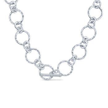 Necklace
 925 Silver Fashion /NK5367SVJJJ-IGCD