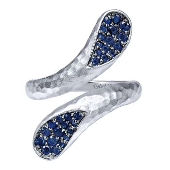0.60 ct - Ladies' Ring
 925 Silver And Sapphire Fashion /LR50452SVJSA-IGCD
