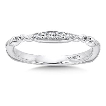 Diamond and 14K White Gold Wedding Ring (0.05ct. tw.) /CR548BW