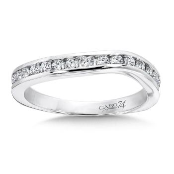 Diamond and 14K White Gold Wedding Ring (0.38ct. tw.) /CR557BW