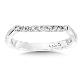 Diamond and 14K White Gold Wedding Ring (0.1ct. tw.) /CR517BW