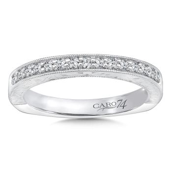 Diamond and 14K White Gold Wedding Ring (0.2ct. tw.) /CR512BW