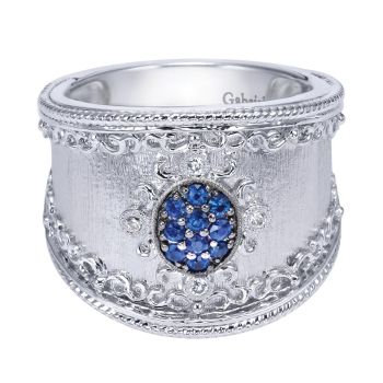 0.04 ct F-G SI Diamond Amethyst Fashion Ladie's Ring In Silver 925 LR6649SV5SA