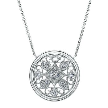 0.27 ct - Necklace
 925 Silver Diamond Fashion /NK4009SV5JJ-IGCD