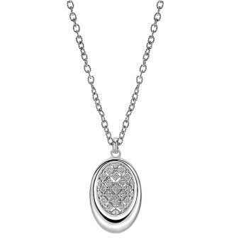 0.17 ct - Necklace
 925 Silver Diamond Fashion /NK4038SV5JJ-IGCD