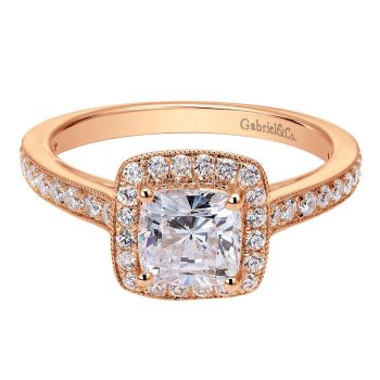 Gabriel & Co semi mounts engagement ring 