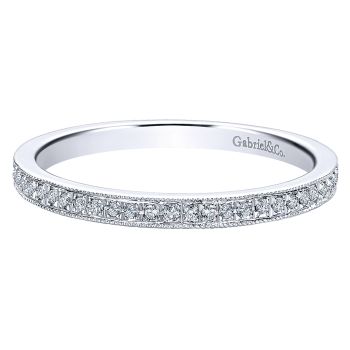 0.20 ct - Ladies' Ring
 14k White Gold Diamond Stackable /LR4862-7W44JJ-IGCD
