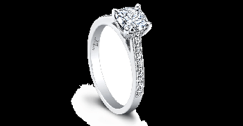Jeff Cooper 0.09 ct Diamond Engagement Ring /ER1602/CU