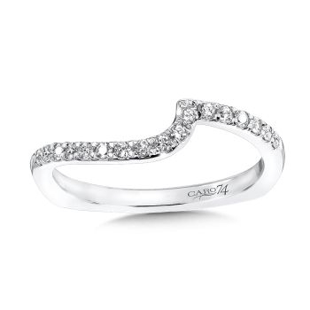 Diamond and 14K White Gold Wedding Ring (0.18ct. tw.) /CR516BW