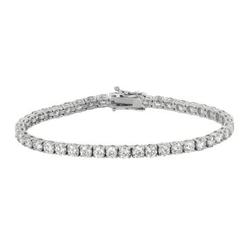 10.01 ct 20 Pointer diamond bracelet Set In 14K White Gold B5641WD20