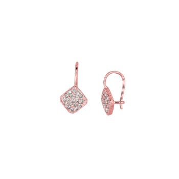 0.5 ct G-H SI2 Diamond Earrings Set In 14K Rose Gold E4952XPD