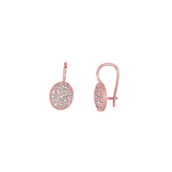 0.51 ct G-H SI2 Diamond Earrings Set In 14K Rose Gold E4953XPD