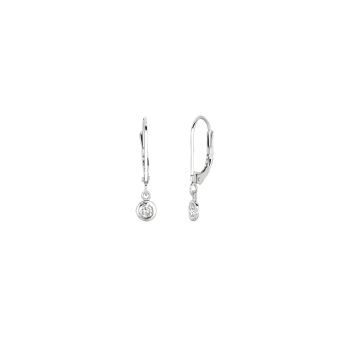 0.2 ct G-H SI2 Diamond Earrings Set In 14K White Gold E5199W.10