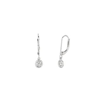 0.4 ct G-H SI2 Diamond Earrings Set In 14K White Gold E5199W.20