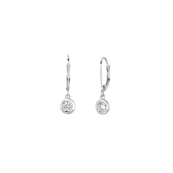 0.5 ct G-H SI2 Diamond Earrings Set In 14K White Gold E5199W.25