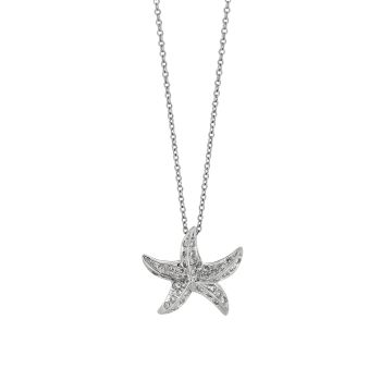 0.5ct Diamond Starfish Pendant Necklace N4503WD