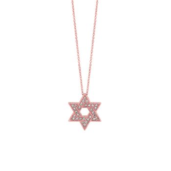 0.33ct Diamond star Necklace N4932PD