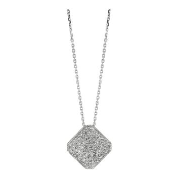 0.75ct Diamond square Necklace N4938WD