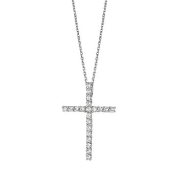 0.75ct Diamond cross Necklace N5079WD