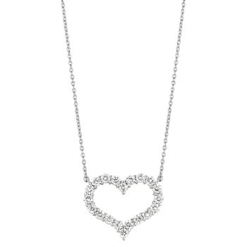 0.5ct Diamond heart Necklace N5096W.50