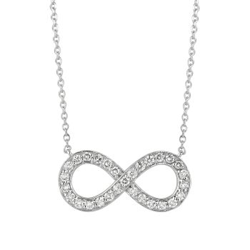 1.02ct Diamond infinity Necklace N5100-1WD