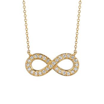 0.25ct Diamond infinity Necklace N5100.25YD