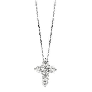 1.01ct Diamond cross Necklace N5104W.15