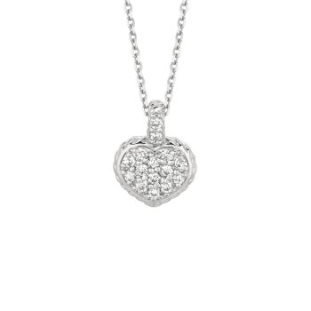 0.25ct Diamond heart Necklace N5150WD