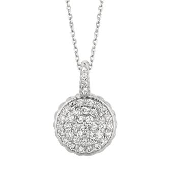 0.75ct Diamond round Necklace N5151WD