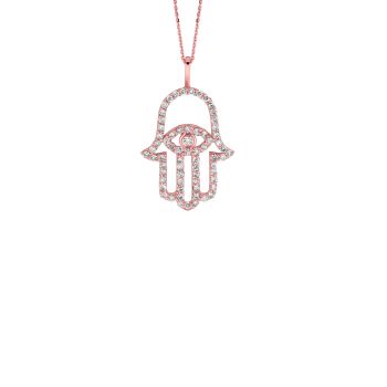 0.51ct Diamond hand of god Necklace N5157PD