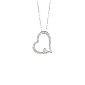 0.25ct Diamond small heart Necklace N5178.25W